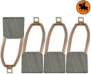 Carbon Brushes for Forklifts Asein 4147 - Carbon Brushes with Free Worldwide Delivery from Stock